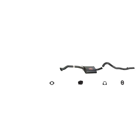 REDBACK - Holden Commodore VL (1986 - 1988) Sedan 2.5" Catback Exhaust with Rear Muffler Delete