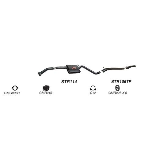 REDBACK - Holden Statesman (1990 - 1995), Caprice (1994 - 1995) 2.5" Catback Exhaust