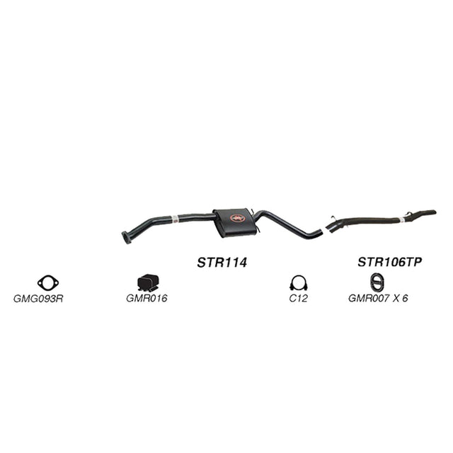 REDBACK - Holden Statesman (1990 - 1995), Caprice (1994 - 1995) 2.5" Catback Exhaust