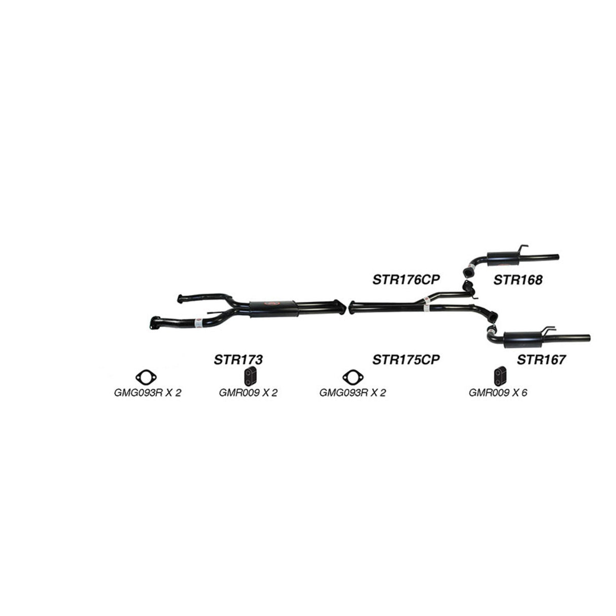 REDBACK - Holden Commodore VE/VF (2006 - 2017) Ute 2 1/2" Dual Exhaust System