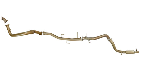 Pacemaker King Brown | Single 3" Turbo Back Exhaust with Resonator | Mitsubishi Pajero 3.2L TD 2002-2006 | KB9005-XXXR