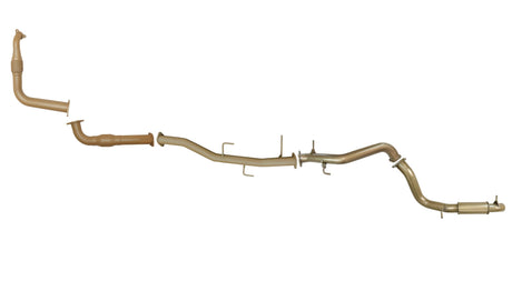 Pacemaker King Brown | 3" Turbo Back Exhaust with Cat & Resonator | Mitsubishi Pajero NS 3.2L TD Manual 2006-2009 | KB9010-XCXR