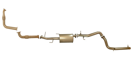 Pacemaker King Brown | 3" Turbo Back Exhaust with Cat & Muffler | Mitsubishi Pajero NT 3.2L 2008-2011 | KB9015-XCMX
