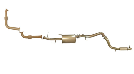 Pacemaker King Brown | 3" Turbo Back Exhaust with Cat & Muffler | Mitsubishi Pajero NX 3.2L TD 2014-2016 | KB9025-XCMR