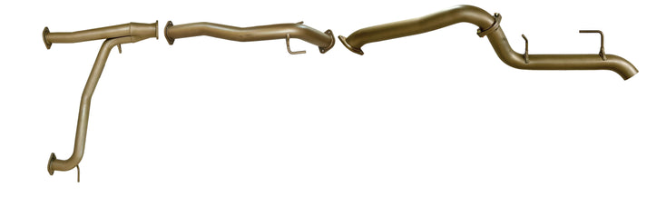 KingBrown - Nissan Patrol Y62 5.6L V8 (2013-Current) SUV Single 3" Cat Back without Rear Resonator and Centre Muffler Kit Exhaust