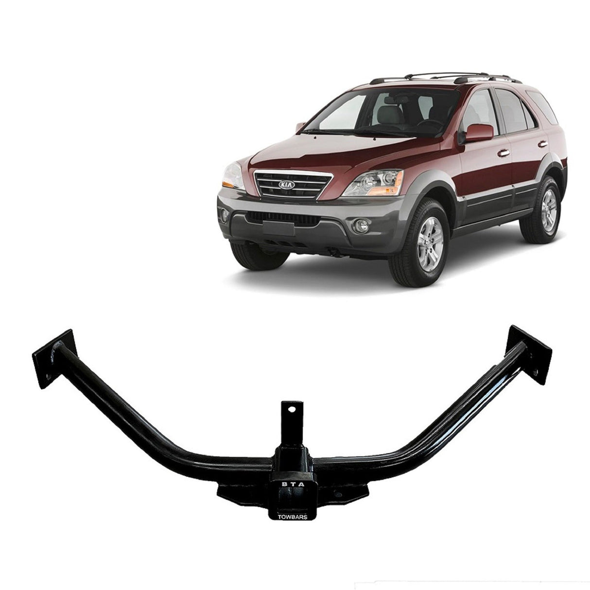 BTA | Heavy Duty Towbar | Kia Sorento AWD Wagon 2003–2009 | Capacity 2300kg | KIA01H
