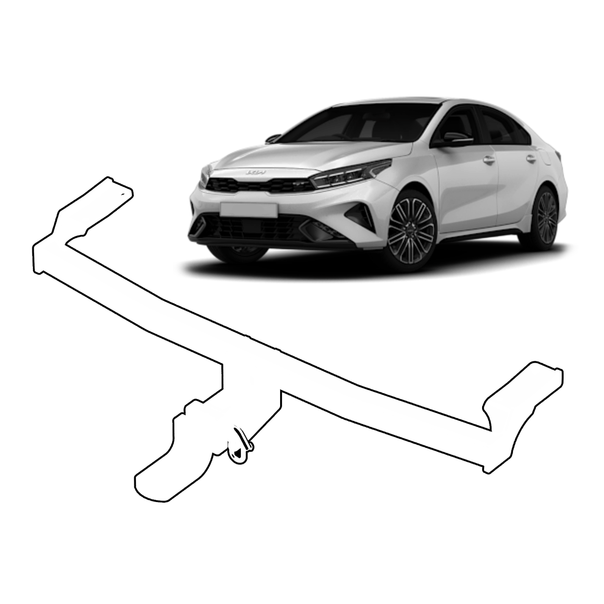 BTA | Light Duty Towbar | Kia Cerato Sedan 2018–On | KIA08