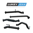 Lukey 4x4 3" Exhaust System with Hotdog for Toyota Hilux GUN123R / GUN126R / GUN136R 2015-on - LKY-TH-N80-HD