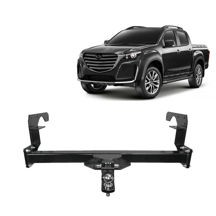 BTA Pro Series | Heavy Duty Towbar | Mazda BT50 & Ford Ranger Ute (Bumper Models) 2011–2022 | Capacity 3500kg | MAZ08HPC