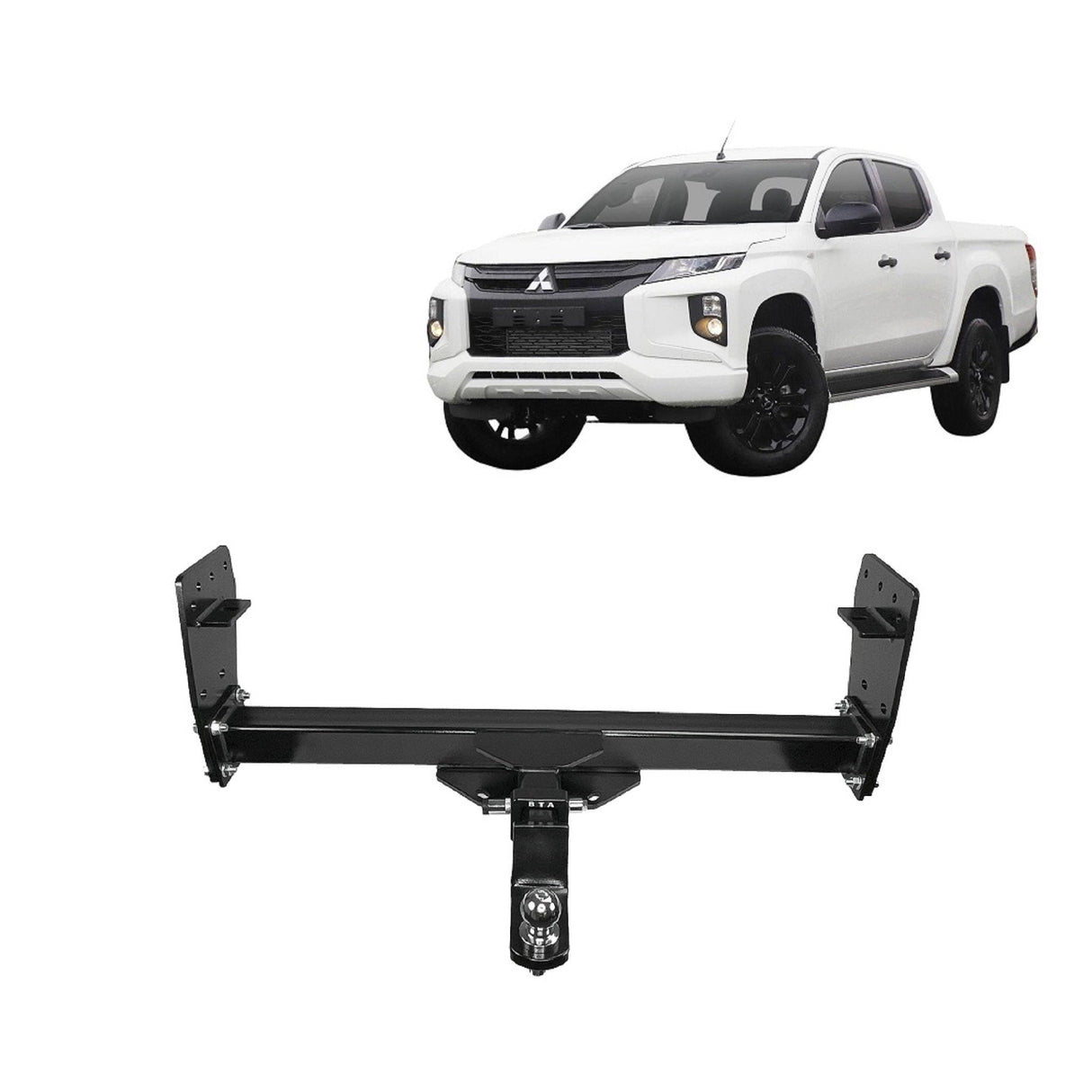 BTA | Pro Series Heavy Duty Towbar | Mitsubishi Triton MQ MR 2015–2023 | 3100kg | MITS015HPC
