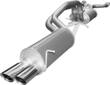 Manta | Twin 2.5" Dual Cat Back Exhaust System with Muffler/Muffler | Ford Falcon BA BF V8 Sedan & FPV GT 2002–2008