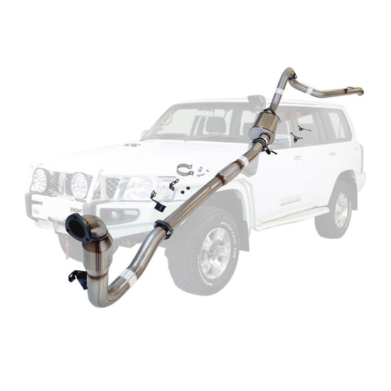 ESA | 3" Turbo Back Exhaust | Nissan Patrol GU Y61 3L ZD30 Wagon 2000-16