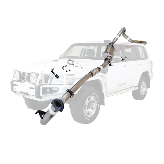 ESA | 3" Turbo Back Exhaust | Nissan Patrol GU Y61 3L ZD30 Wagon 2000-16