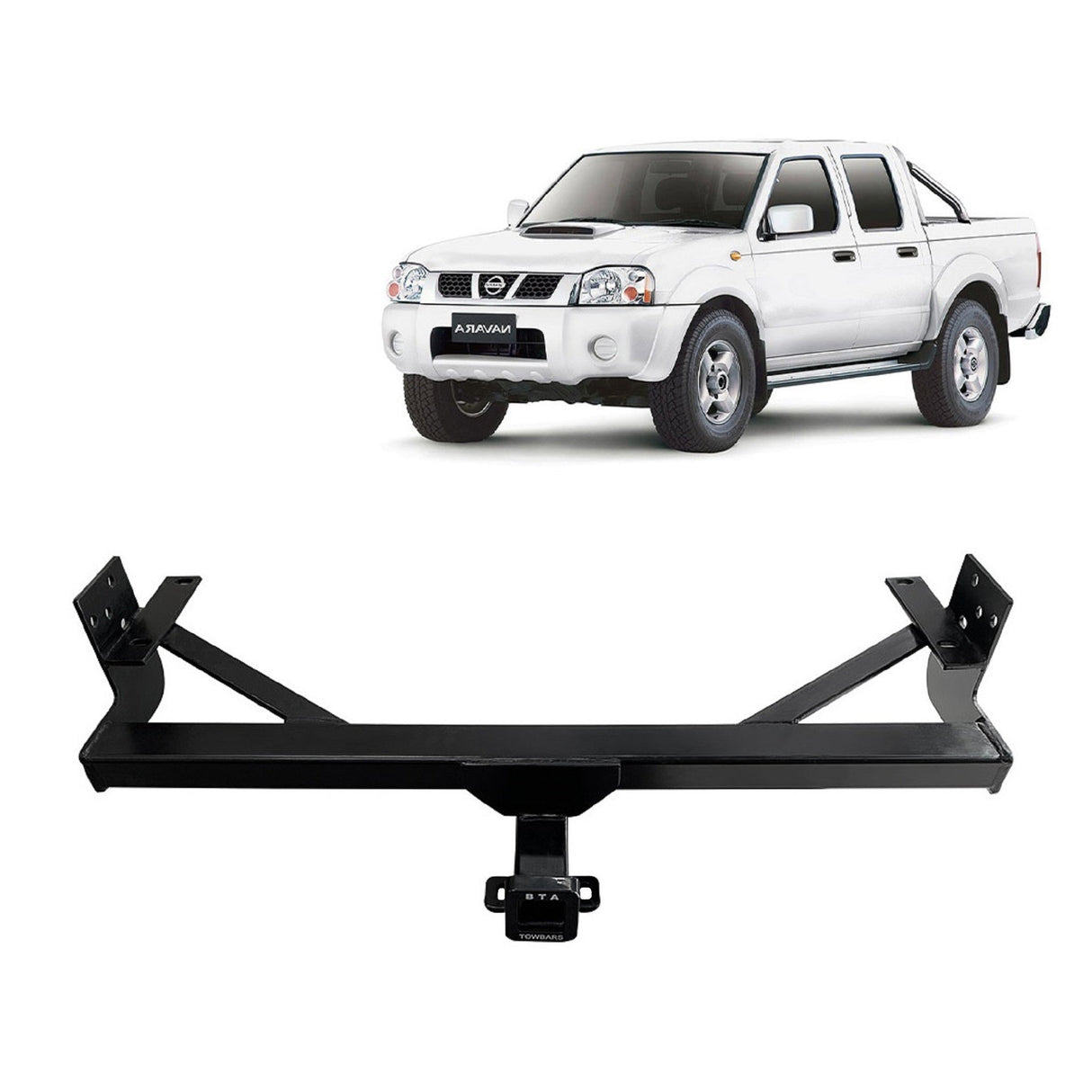 BTA | Heavy Duty Towbar | Nissan Navara D21 D22 1986–2009 | 3000kg Capacity | NIS06H
