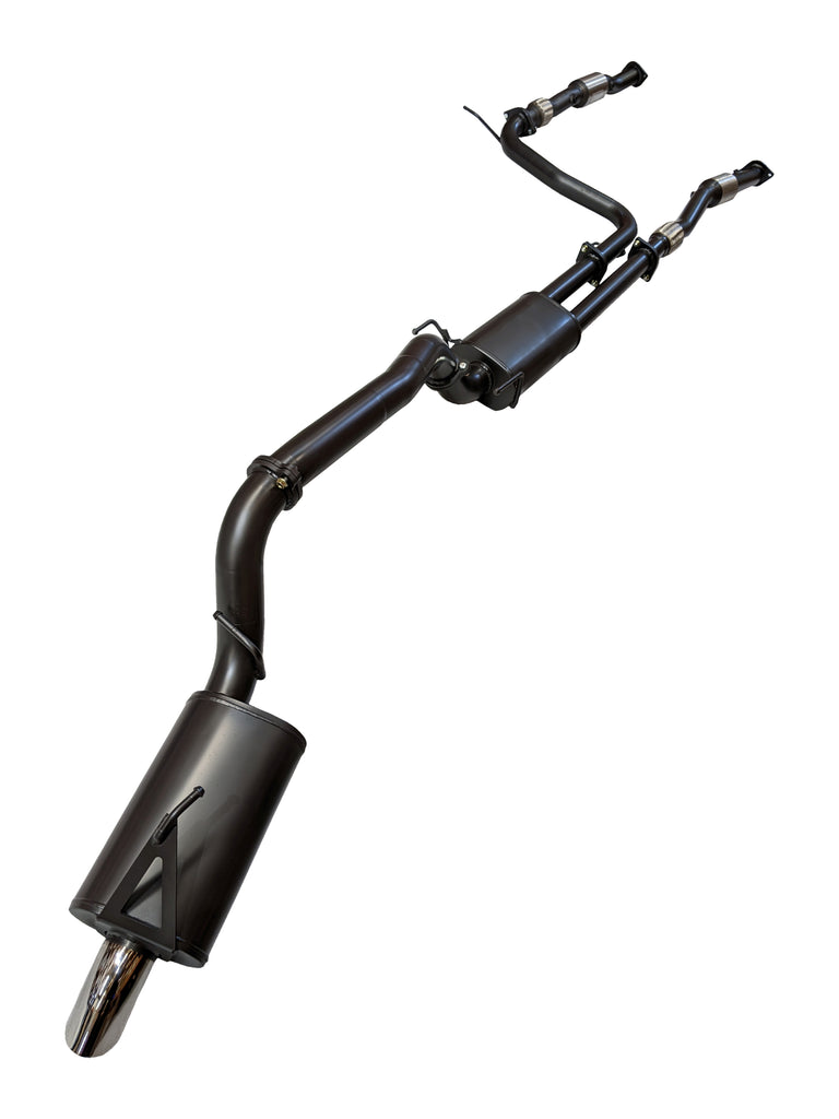 Outlaw 4x4 - Nissan Patrol Y62 Series 1-5 2012 - On 5.6L V8 Petrol Cat Back Exhaust System (Includes Secondary Cats)