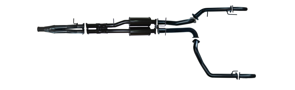 Pacemaker Twin 3" Straight-Through Cat-Back Performance Exhaust System for Chevrolet Silverado 1500 6.2L V8 - PP5321-52
