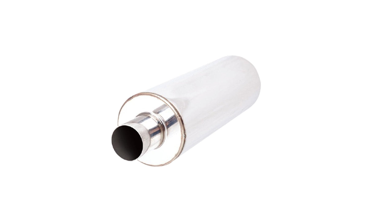 XForce | 3" Center Universal 5" Round Muffler | Stainless Steel 14" Body | RS5-1476