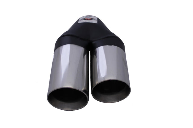 Y Piece Exhaust Tip - 2 1/2" Inch (In) 2 1/2" Inch (Out) 228mm Long