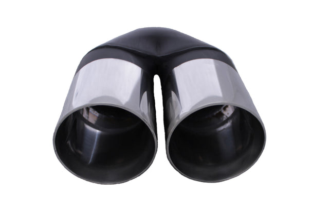 Y Piece Exhaust Tip - 3 1/2" Inch (In) 3 1/2" Inch (Out) 228mm Long