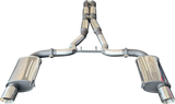 Manta | Twin 3″ Cat Back Exhaust System with Hotdog Mufflers Twin Tips | Ford Mustang FM S550 5.0L V8 Coupe 2015–2017