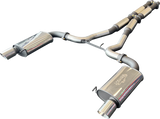 Manta | Twin 3″ Cat Back Exhaust System with Hotdog Mufflers Twin Tips | Ford Mustang FM S550 5.0L V8 Coupe 2015–2017