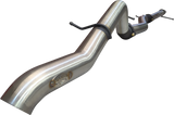 Manta - Ford Ranger Ute Next Gen T6.2 4cyl 2.0 Bi-Turbo (2022-2024) - DPF Back - 3" Single Stainless Exhaust with Tip - without Centre Muffler