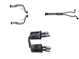 Manta | Twin 2.5″ Cat Back Exhaust with Hotdog & Muffler | Holden Commodore VE VF V8 Sedan & Wagon, HSV Clubsport GTS Tourer 2006–2017