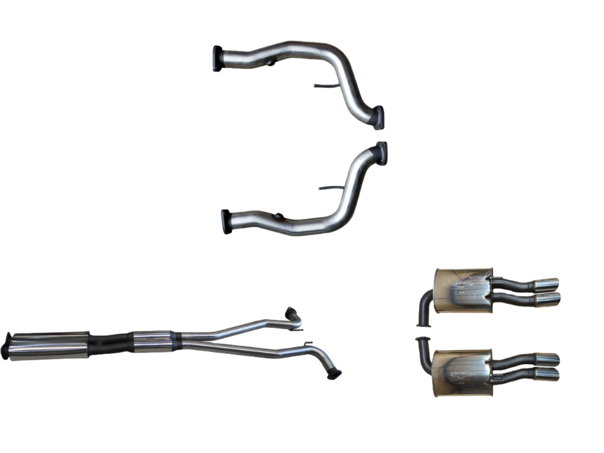 Manta | Twin 2.5″ Cat Back WOM/Muffler | Holden Commodore VE VF Ute V8 & 3.6L SIDI, HSV Maloo 2007–2017