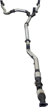 Manta | Dual 3″ Turbo Back Exhaust With Cat & WOM | Toyota Landcruiser VDJ79 V8 Ute 2016–2025 (DPF Models)