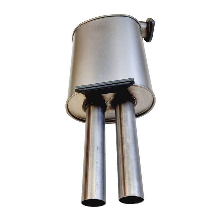 ESA | Twin 2.5" Catback Exhaust Stainless Straight Tips | Holden Commodore VE VF Ute | ST181-194HDXS-XPS
