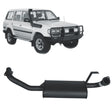 REDBACK - Toyota Landcruiser 80 Series (1990 - 1998) Wagon 4.2L 1HZ & 4.5L FZ Performance Centre Muffler Assembly