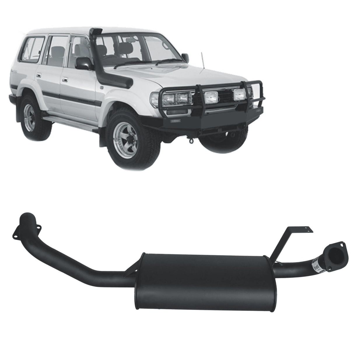 REDBACK - Toyota Landcruiser 80 Series (4.5L FZ) Performance Headers and Exhaust