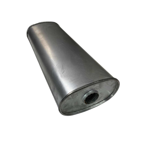 Redback - 50mm Chambered Muffler Centre/Centre 585mm Oval Aluminised Steel