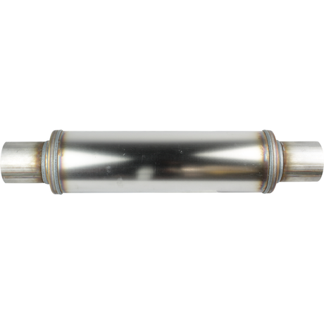 Redback - 3" Mega Power Universal Muffler Centre/Centre 14"x4"x4" Round 409 Stainless