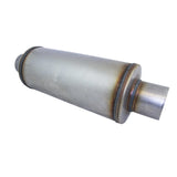 REDBACK | Mega Power Megaflow Sports Muffler 409 Stainless 6" Round 14" Long 2.5" ID | STR8213-409