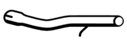 Standard Replacement - FORD LASER KC KE / Mazda 323 BF 1.3lt 1.6lt 3 & 5 Door Hatchback includes TX3 2WD Tail Pipe (7/85-2/90) (BT4110) (Berklee)