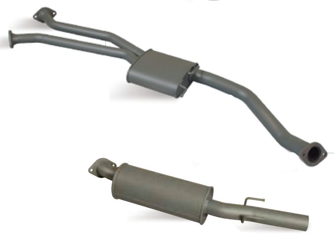 Berklee Performance - Holden Commodore VZ 3.6 V6 SVZ Sedan 2.5" Sports Exhaust With Rear Muffler (PEX Exhaust)