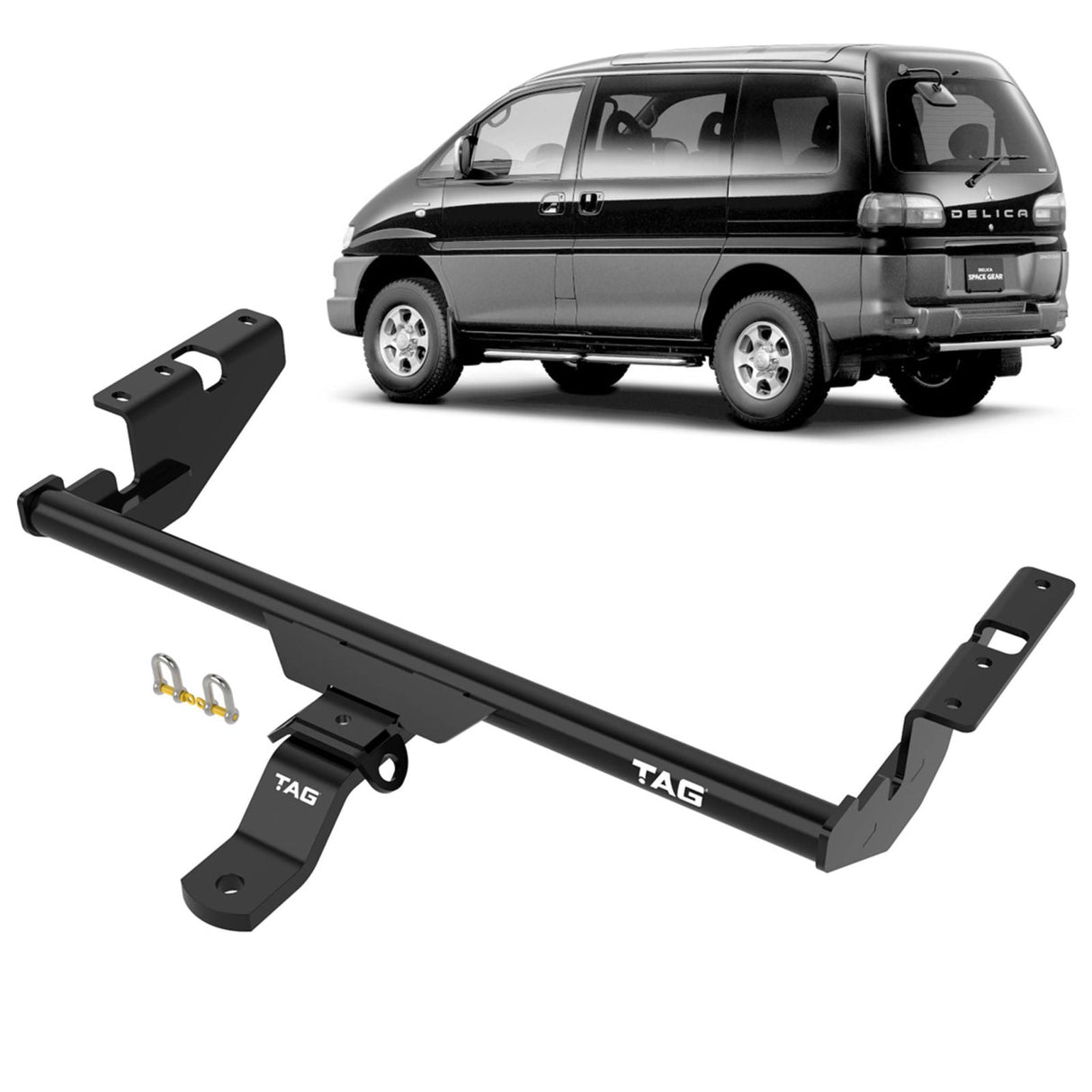 TAG | Standard Duty Towbar & Universal Wiring Kit | Mitsubishi Delica L400 1994–2006 | T2C414-K301