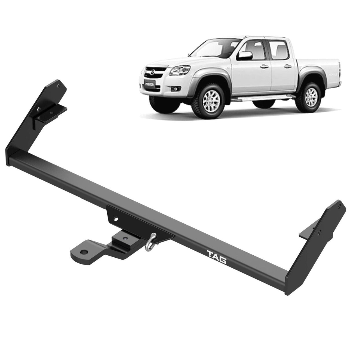 TAG | Standard Duty Towbar & Direct Fit Wiring Kit | Ford Ranger Mazda BT-50 2006–2011 | T2M342-K202