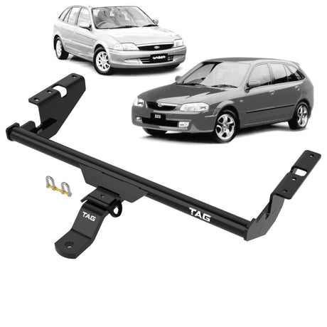 TAG | Standard Duty Towbar & Universal Wiring Kit | Ford Laser Mazda 323 Astina 1998–2003 | T2M457-K301