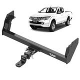 TAG | Heavy Duty Towbar & Direct Fit Wiring Kit | Mitsubishi Triton ML/MN Ute 2006–2009 (With Step) | T4C049-K201