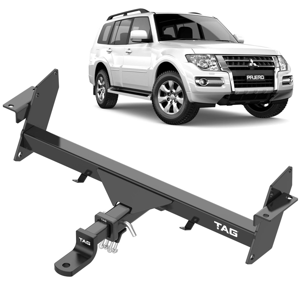 TAG | Heavy Duty Towbar & Direct Fit Wiring Kit | Mitsubishi Pajero NS NT NW NX Wagon 2006–2023 | T4C284-K202