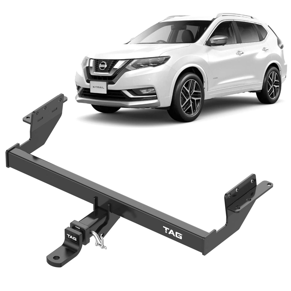 TAG | Heavy Duty Towbar & Direct Fit Wiring ECU Kit | Nissan X-TRAIL T32 2013–2022 | T4D627-K202