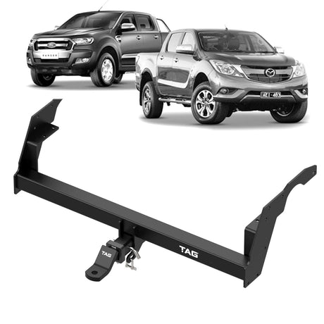 TAG | Heavy Duty Towbar & Direct Fit Wiring Harness | Ford Ranger PX1 PX2 PX3 (09/2011–05/2022), Mazda BT-50 UP UR (11/2011–10/2020) | T4F574-K201