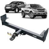 TAG | Heavy Duty Towbar & Direct Fit Wiring Kit | Ford Ranger Styleside Tub PX1 4x2 RWD 03/2014–07/2015 | T4F588-K101