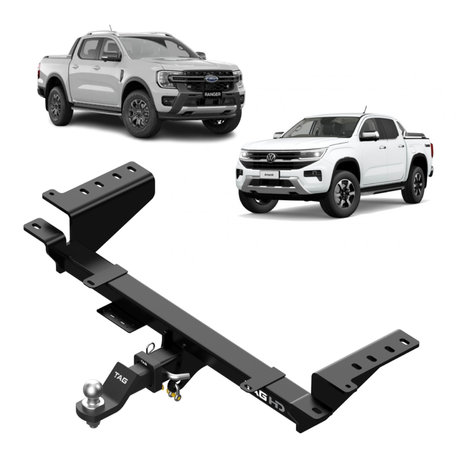 TAG | Heavy Duty Towbar & Direct Fit Wiring | Ford Ranger VW Amarok Next-Gen 2022-ON | T4F837-K101