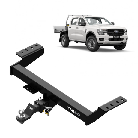 TAG | Heavy Duty Towbar | Next-Gen Ford Ranger VW Amarok Cab Chassis 2022–On | T4F842