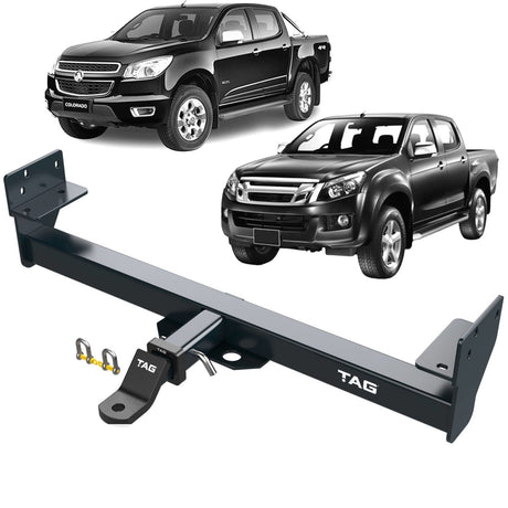 TAG | Heavy Duty Towbar & Direct Fit Wiring Kit | Holden Colorado RC, Isuzu D-MAX TF, TFS, TFR 03/2008–05/2012 | T4H432-K202