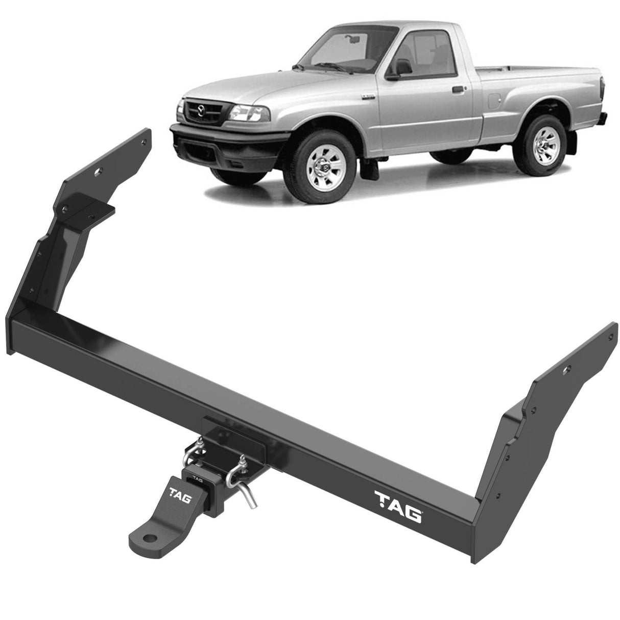 TAG | Heavy Duty Towbar & Direct Wiring | Mazda BT-50, Ford Ranger PJ/PK 2006–2011 | T4M470-K203