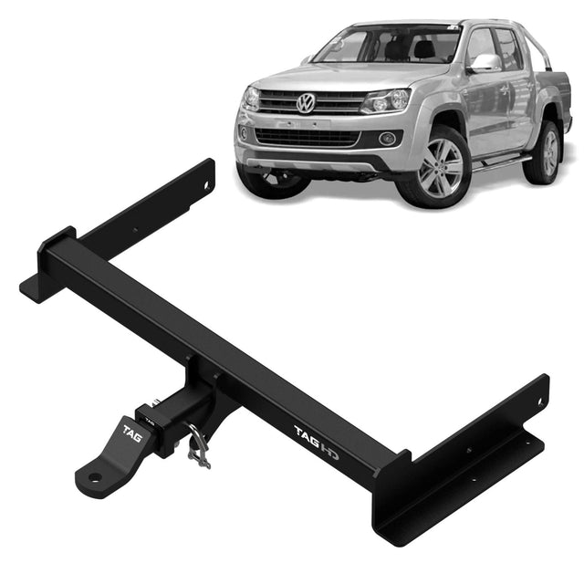 TAG | Heavy Duty Towbar & Direct Fit Wiring Kit (No Step) | VW Amarok 2H Cab Chassis 2011–2022 | T4P612-K101